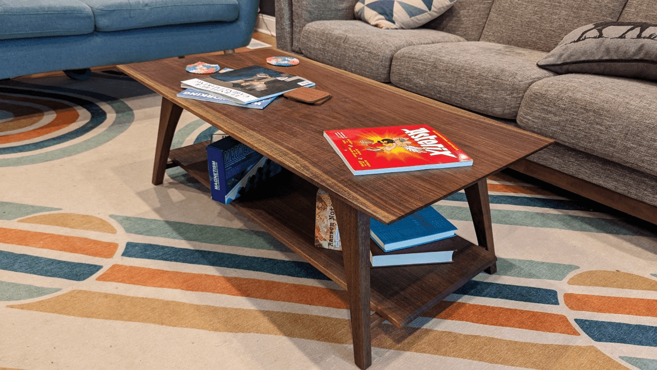 WALNUT COFFEE TABLE